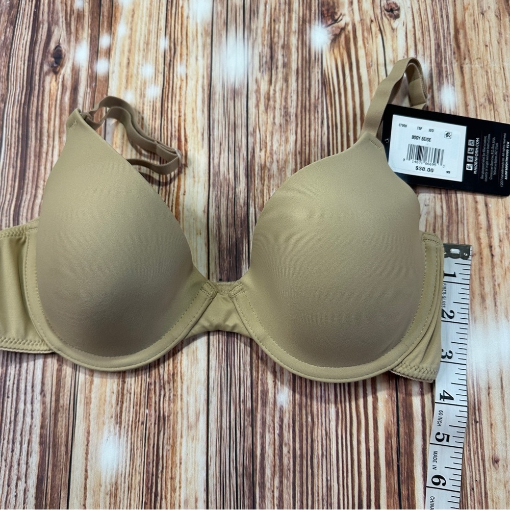 NWT MAIDENFORM BRA BODY BEIGE SIZE 32D - Picture 10 of 12